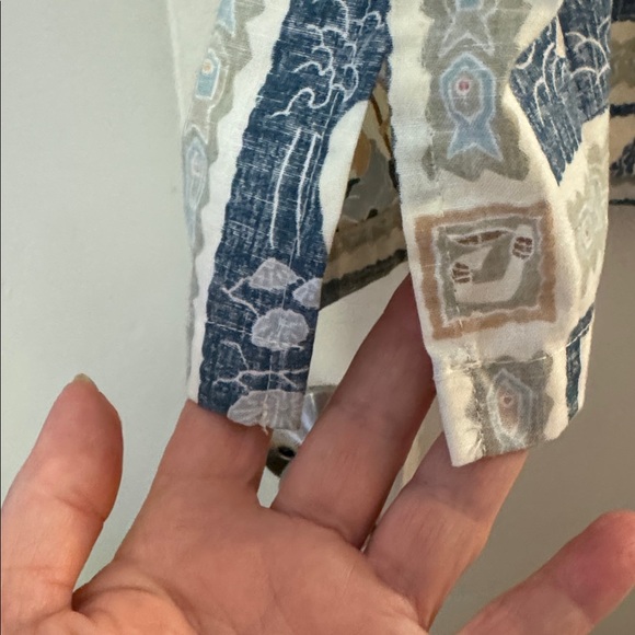 Reyn Spooner Hawaiian Aloha Shirt by Dietrich Varez Fisherman Reverse Print XL - Picture 6 of 12